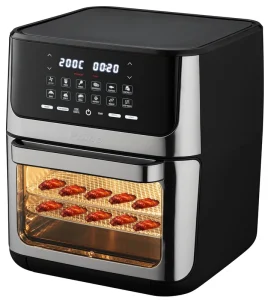 12 Liter Air Fryer Toaster Oven with 12 Cooking Modes Such As Rotisserie, Dehydrator, Bake, Roast, Reheat with 8 Accessories