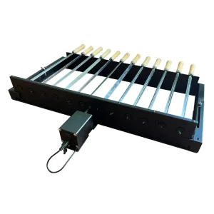 12 Skewers Cyprus BBQ Spit Camping Rotisserie with 13 kg Load Capacity