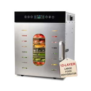 12 Trays Fruits and Vegetables Dehydrator Food Dryer Dehydrator Machine Food for Dehydrated Food