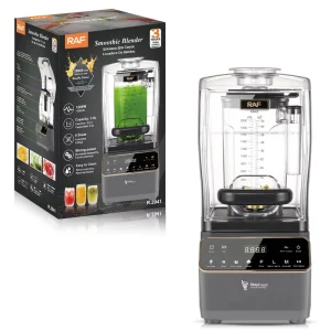 1200W 2.0L 6-Blade Slush Machine Household Soundproof Cover Subwoofer Juicer Wall-Breaking Machine Blender