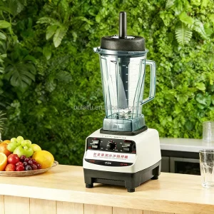 1200W Commercial Blender 6 Blades 2L 5+ Speeds Multifunctional Mashing for Juice Soy Milk Smoothies Milk Tea Shop Dessert Store