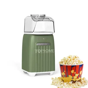 1200W Electric Automatic Hot Air Popcorn Maker with Plastic Housing for Household Use