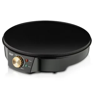 1200W Electric Crepe Maker Pancake Baking Pan 310 mm Large Plate Non Stick Surface Uniform Heating Appliance for Home Use