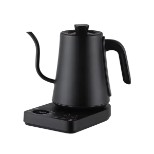 1200W Electric Gooseneck Kettle with Temperature Control Pour Over Kettle for Coffee Tea Stainless Steel Water Boiler