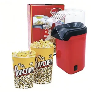 1200W Electric Popcorn Maker 500ML Mini Hot Air Popcorn Machine Home Use