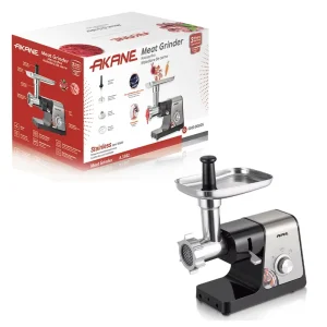 1200W Meat Grinder with Stainless Steel Blade Two Gear Detachable Parts and Large Capacity Box
