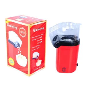 1200W Mini Plastic Electric Hot Air Popcorn Maker Overheat Protection Class A Energy Efficiency Portable Household Use