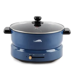 1200W Non stick Coating 4L Round Easy Cleaning Electric Skillet and Frying Pan
