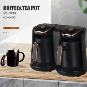 1200W One button Operation Quick Heating Easy to Clean Drip proof Electric Automatic Turkish Coffee Pot
