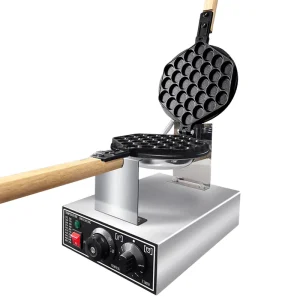 1200W Professional Custom Waffle Maker Nonstick Stainless Steel Machine for Hotel Outdoor Use Electric Commercial