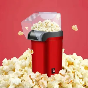 1200W Rated Power Mini Household Electric Hot Air Popcorn Maker Blowing Puffer Popcorn Machine No Sugar No Oil for Home Use