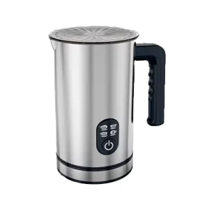 120V US Plug Stainless Steel Automatic Electric Milk Frother for Espresso Coffee with Two Cups Cappuccino Frothing Machine