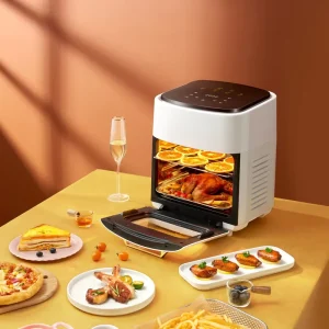12L/15L Digital Air Fryer Oven Mini Stainless Steel RV Kitchen Appliance Electric Power Source Without Oil