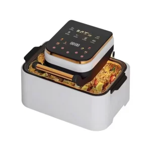12L Air Fryer New Home Flip free Visual Multi function Large Capacity Deep Frying Pan Electric Oven Stainless Steel