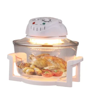 12L Convection Stove Oven Halogen Heat Air Fryer for Commercial Use Toaster Electric Microwave Rotary Bakery Round Counter