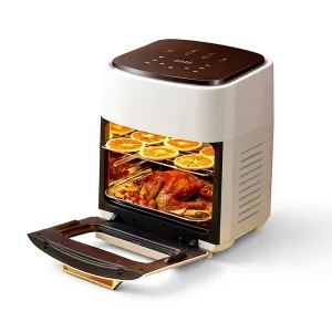 12L Cross Border Visible Large Household Air Fryer French Fries Electric Oven Touch Control 1400W Plastic Metal Manufacturer