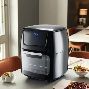 12L Digital Air Fryer Oven 8 Presets Multi Function with Accessories Oil Free Cooking for Home and Restaurant