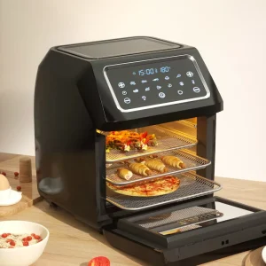 12L Electric Air Fryer Toaster Oven Digital Smart Hot Air Cookers Touch Screen Large Capacity