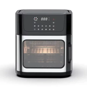 12L Electric Air Fryer and Toaster Oven Combo with Stainless Steel Digital Control for Household Use