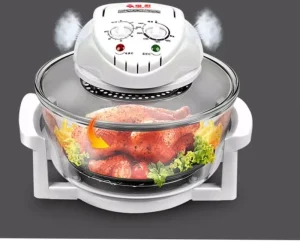12L Hot Air Fryer Convection Oven with Halogen Lamp or Heating Element