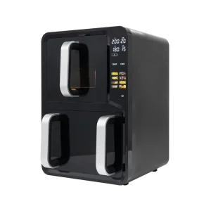 12L Large Twin Handle Drawer 5+7L Double Basket Oven Plastic Cavity Housing 2500W Visual Window Double Stack Air Fryer