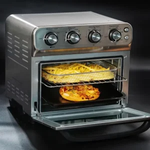 12L Square Digital Control Double Basket Stainless Steel No Oil Air Fryer Oven for Household RV Use
