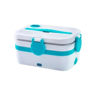 12V 24V 110V 220V Heated Lunch Box Portable 304 Stainless Steel Electric Food Warmer 3in1 for Adults