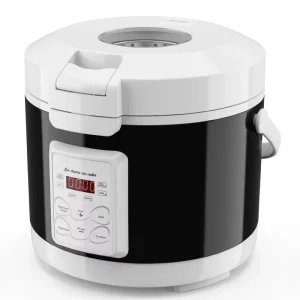 12V/24V 3L Portable Electric Rice Cooker Digital Timer & Keep-Warm for Car Truck RV Outdoor Camping (CE Certified)