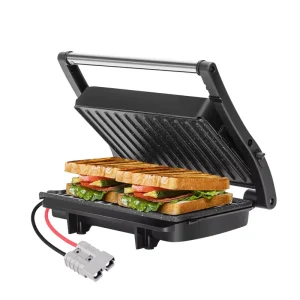 12V 250W Portable Sandwich Maker Non Stick Coated Plates