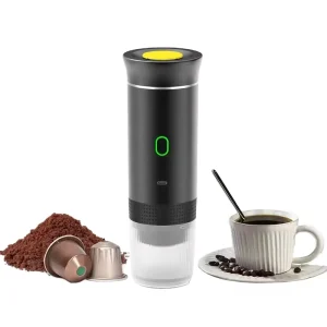 12V Multifunctional Portable Coffee Machine Mini Cafee Espresso Maker Typed C Rechargeable OEM ABS Outdoor Office Coffee Machine