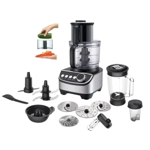 1300W Food Processor 3.5L Large Chopper Food Mixer Pork Mincer Kitchen Use