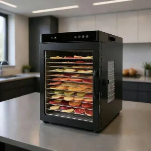 14 Layer Electric Stainless Steel Fruit Dryer Food Dehydrator Microcomputer Control Temperature Display 35 90 Range
