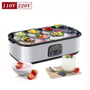 1400ML Large Capacity Automatic Yogurt Machine Homemade Yogurt Maker with 8 Yogurt Jars