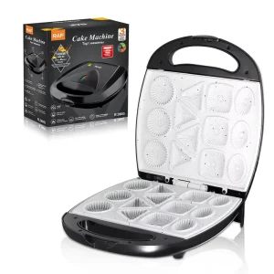 1400W Uniform Heat Double sided Heating Non stick Coating Cake Machine Electric Cake Maker