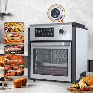 14L 22L 110 220V Stainless Steel French Style Healthy Oil free Air Circulation Electric Air Fryer Oven