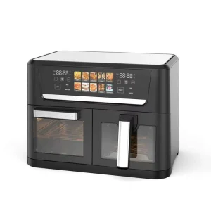 14L Large Capacity Dual chamber Air Fryer Household High power Smart Oil free Electric Fryer Oven