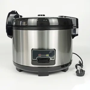 15 Liters Smart Commercial Electric Rice Cooker with 201 Stainless Steel and 360 Degree Heating for Household and Hotel Use