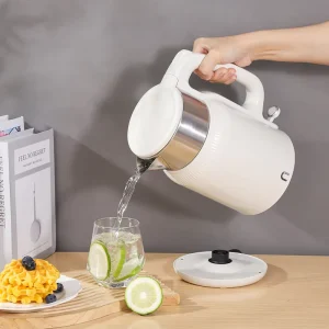 1500W 1.8L Stainless Steel Inner Electric Kettle Auto Shut Off Boil-Dry Protection for Coffee Tea