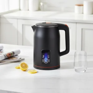 1500W 1.8L Stainless Steel Mechanical Control Class Energy Efficient Electric Kettle Dry-Boil Protection Temperature Control 360