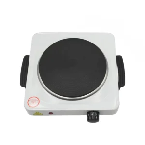 1500W Adjustable Temperature Metal Housing Solid Heating Element Electric Cooking 1 Burner Hot Plate for Household Use