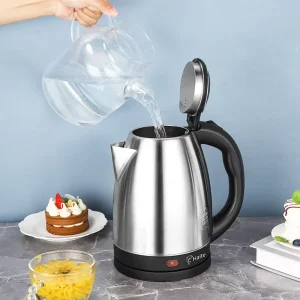 1500W Electric Kettle 1.8L Stainless Steel Auto Shut Off Boil Dry Protection Certified by CE