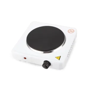 1500W Single Burner Solid Heating Element Multipurpose Hot Plate with Temperature Control for Home Kitchen Use