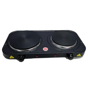 1500W+1000W Kitchen Double Solid Burner Electric Digital Hot Plate for Cooking Stove