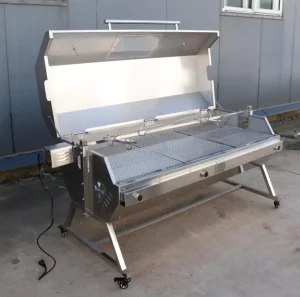 150CM Stainless Steel Hooded Spartan Spit Gas Large Spit 40KG Pig and Lamb Spit Roaster