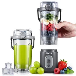150W Stainless Steel Outdoor Portable Blender BPA Free Frozen Drinks Nutrient Extraction Masticating Juicer Reverse