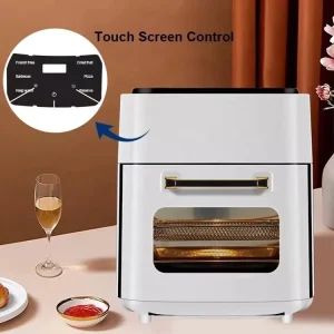 15L Electric Modern Air Fryer Oven Touch Control Energy Saving Fast Cooking for Home and Small Restaurant