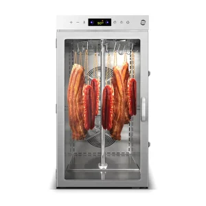 16 Hooks Commercial 360 Rotating Sausage Dehydrator Household Sausage Drying Machine and Bacon Meat Beef Jerky Food Dryer