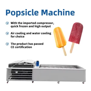 16-Model Stainless Steel Fruit Popsicle Ice Cream Machine Ice Pop Maker Ice Pop Making Machine 46000/day Water Milk
