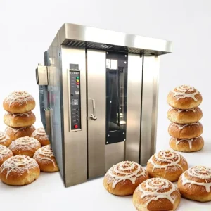 16 Tray Rotary Oven for Bakery & Restaurant Use Electric Corn Bread Cake Maker with High Efficiency Motor