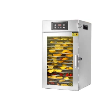 16 Trays Electric Food Dehydrator Snacks Drying Machine Stainless Steel Digital Control Commercial Use